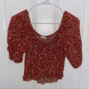 Flower Button Blouse